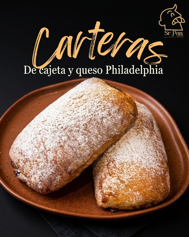 Cartera cajeta y queso