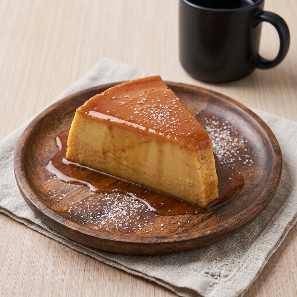 Rebanada de flan